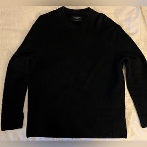 All saints size small oversized men’s cotton blend crewneck sweater